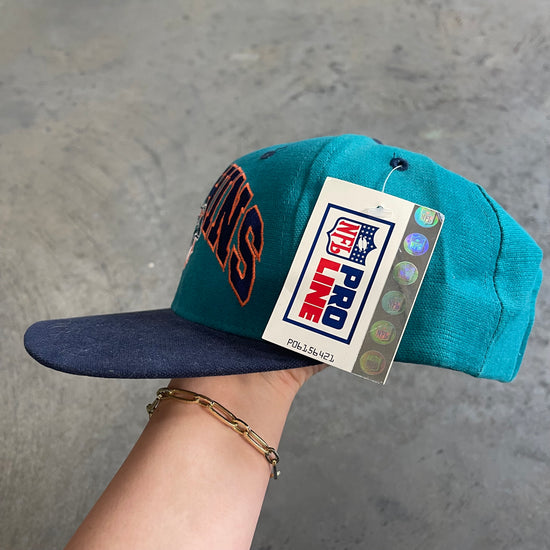 Dolphins Navy Brim Starter Hat