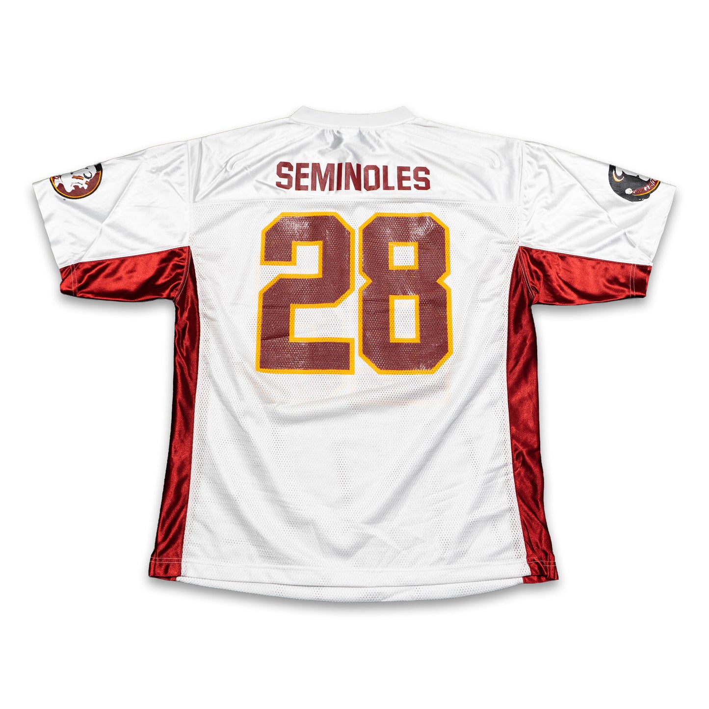 FSU #28 White Starter Football Jersey