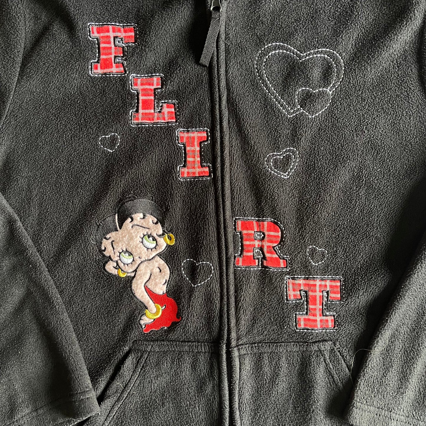 Betty Boop Flirt Black Jacket