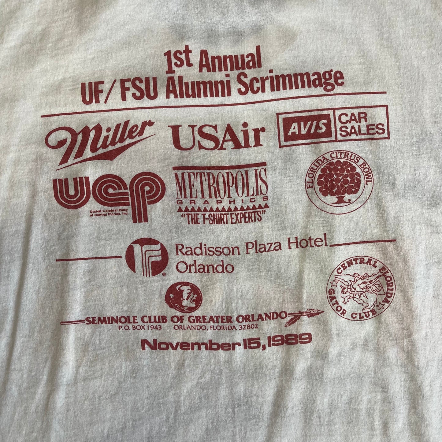 FSU vs. FL Alumni Scrimmage Shirt