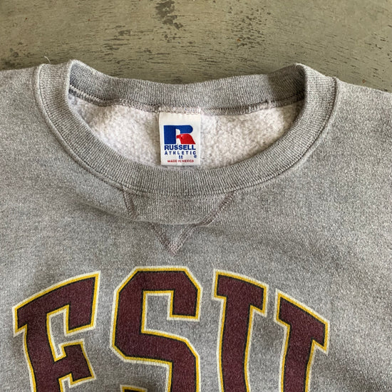 FSU Grey Russell Crewneck