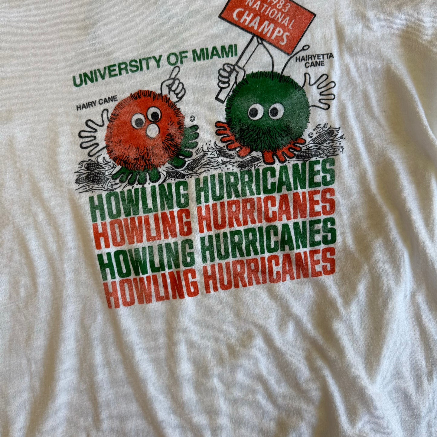 1983 University of Miami National Champs Shirt