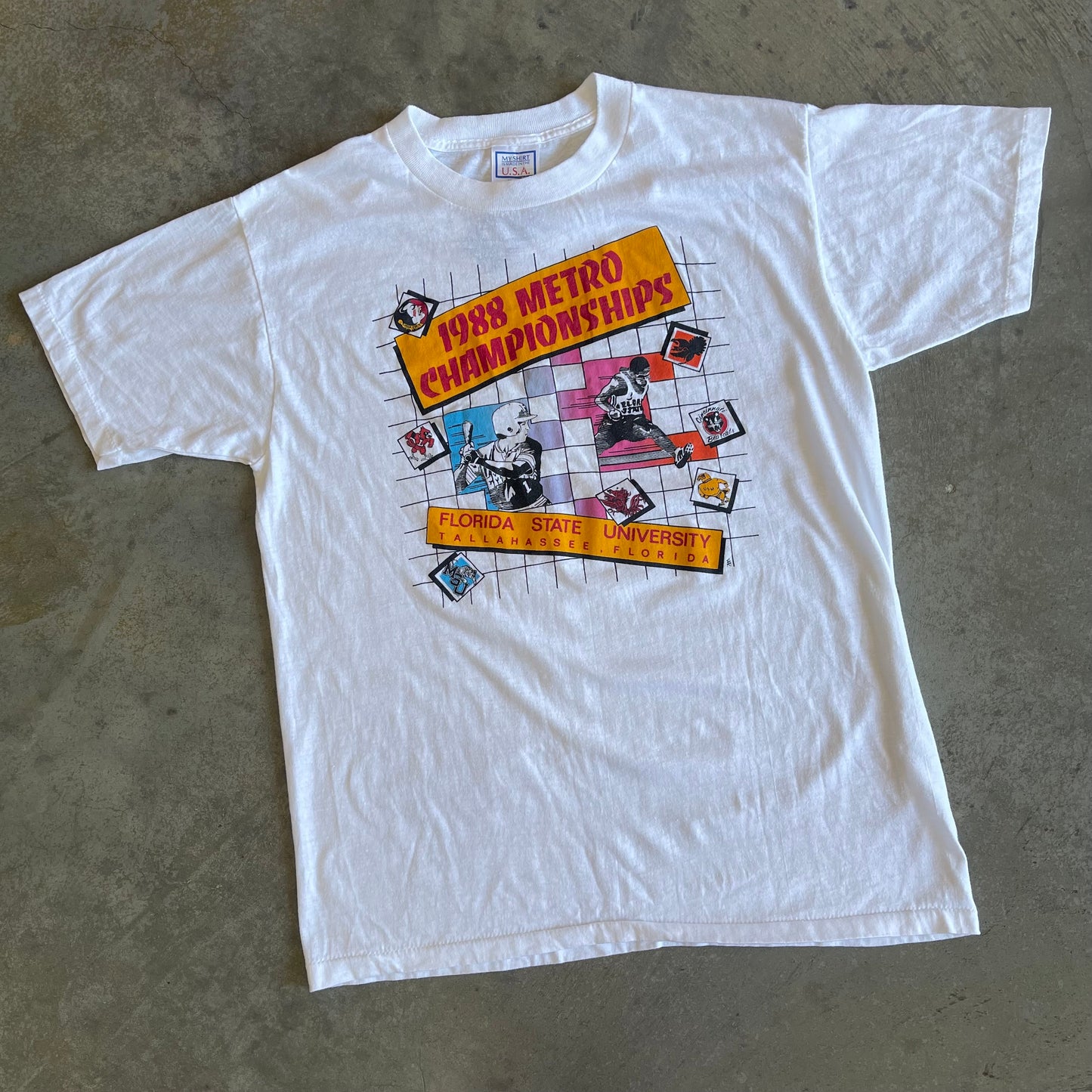 FSU 1988 Metro Championships Shirt