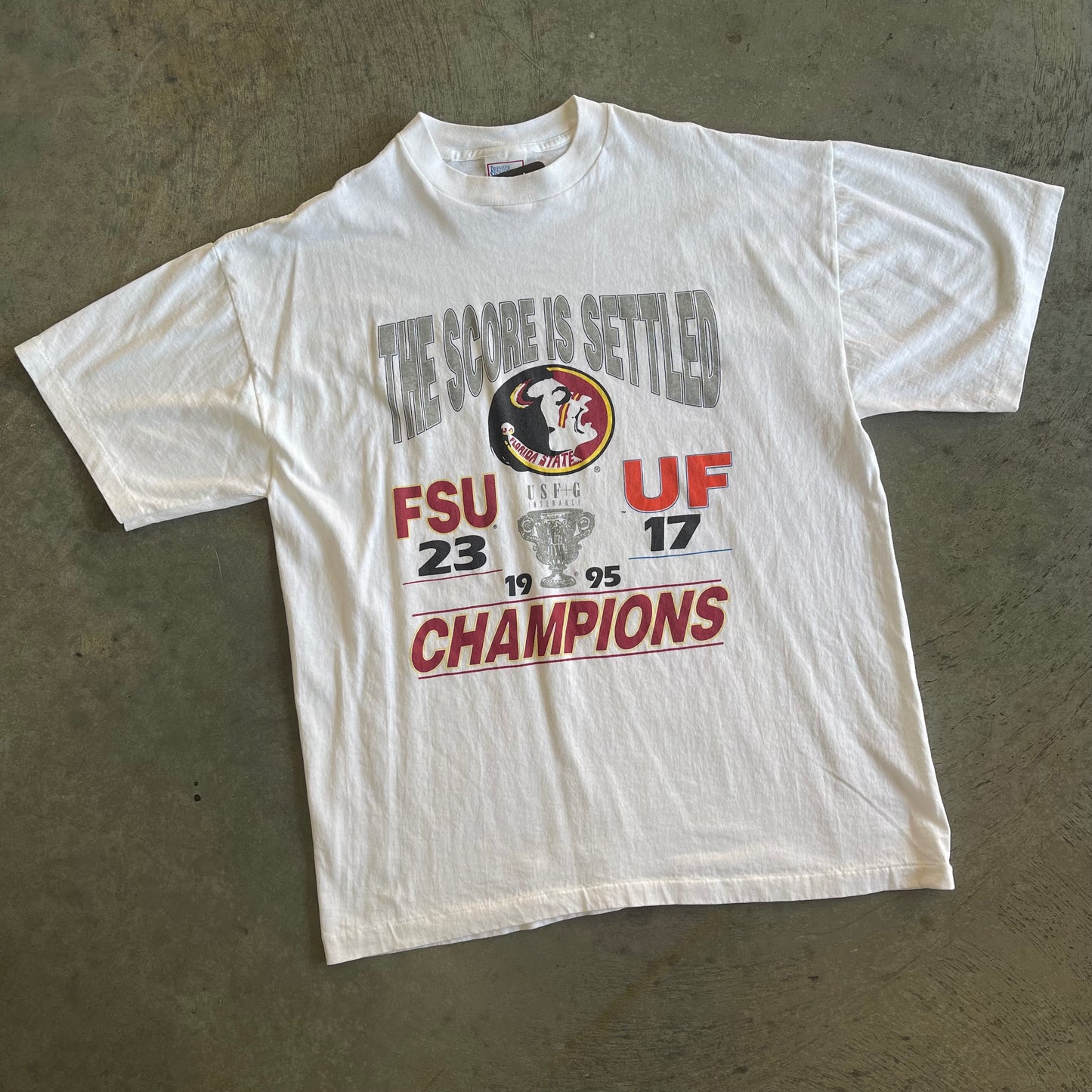 1995 FSU vs. UF Score is Settled Shirt