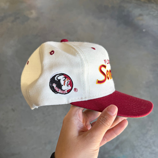 SS Double Line Script FSU Hat