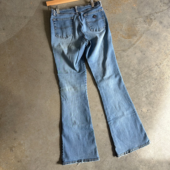 Y2K Low Rise Angel Jeans - 25x29