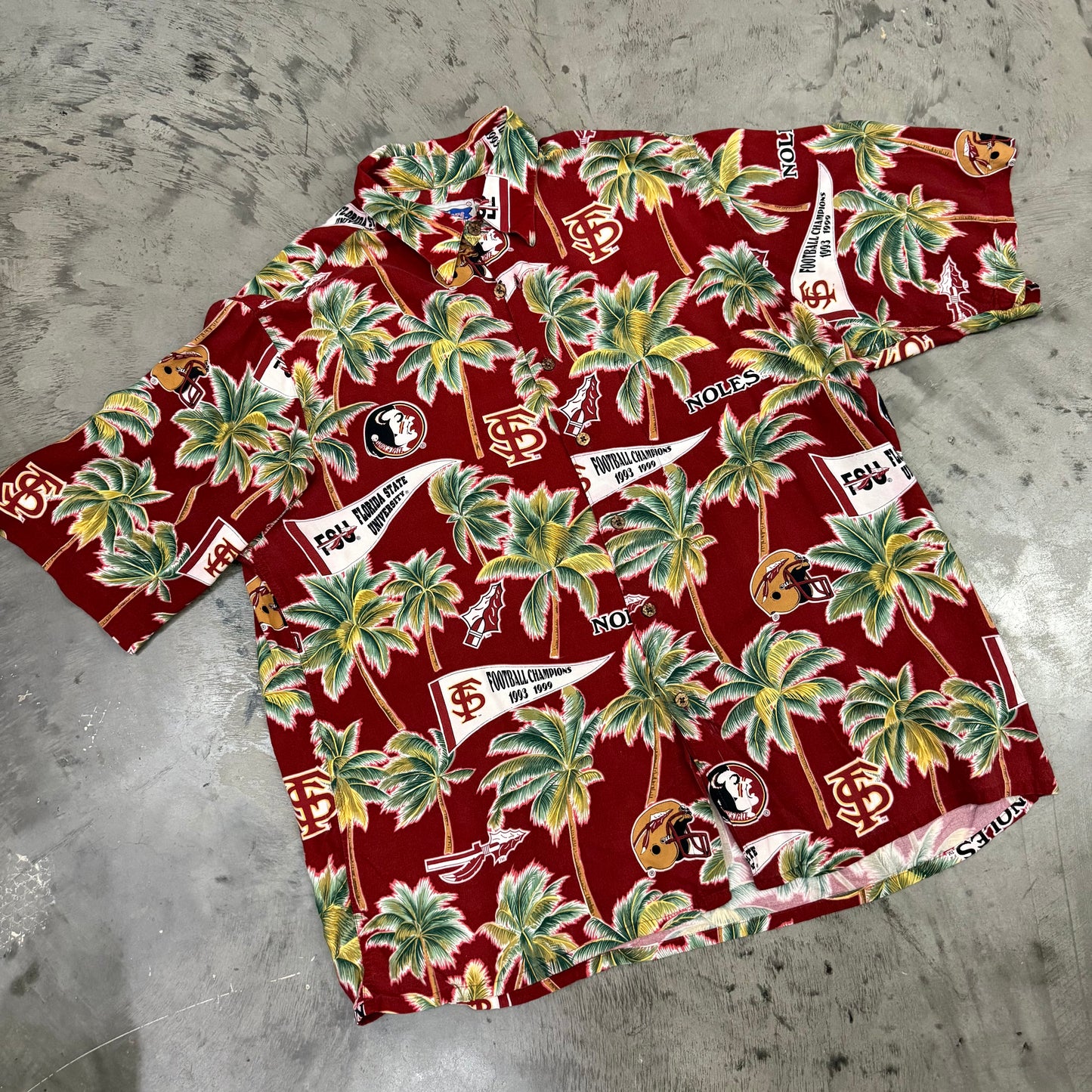 FSU '93 '99 Champs Hawaiian Shirt