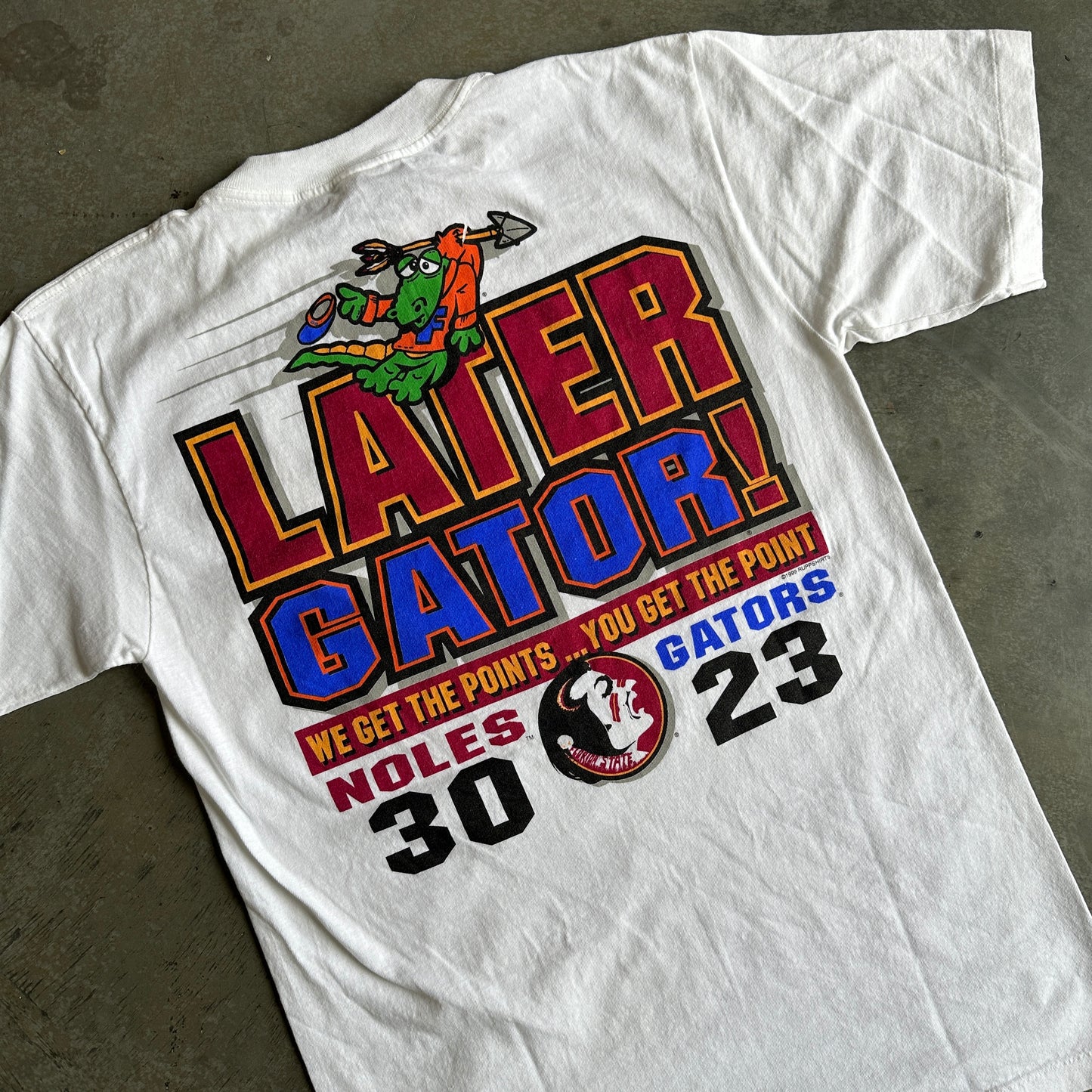 1999 FSU vs. UF Later Gator Shirt
