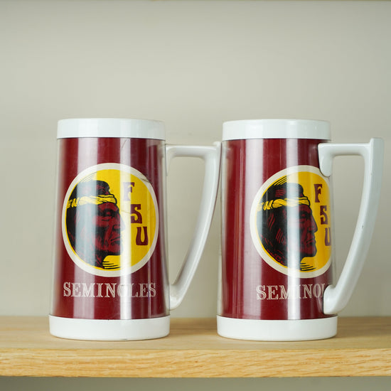 FSU Seminoles Plastic Beer Mugs