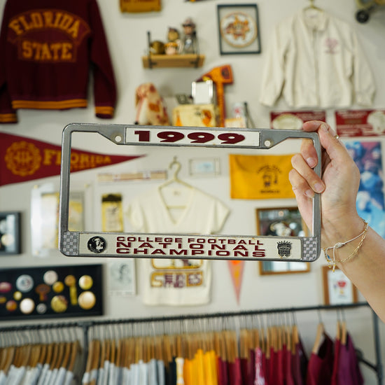 1999 National Champions License Plate Cover