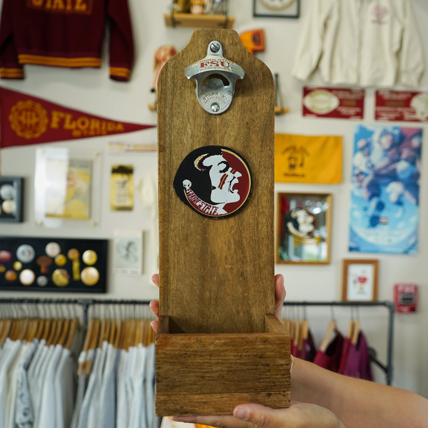Old Logo Mounted Bottle Opener