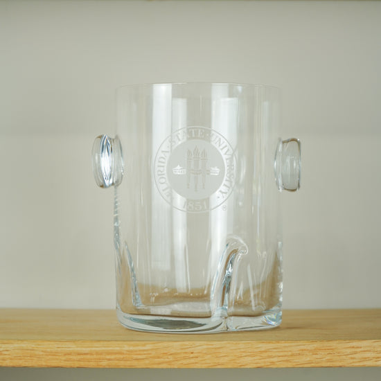 FSU Seal Glass Ice Bucket
