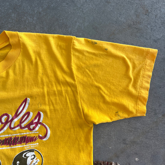 Load image into Gallery viewer, FSU Yellow Crop Top (As-Is)
