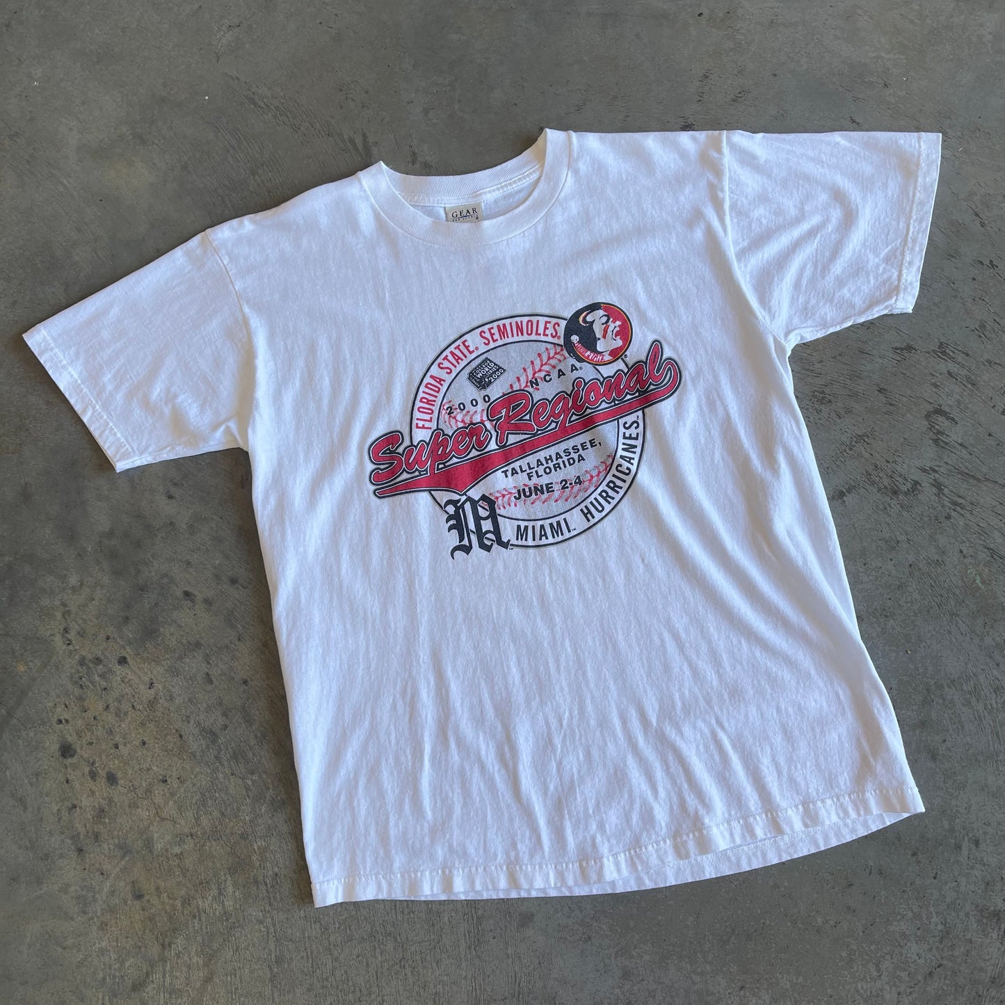 2000 FSU Baseball Super Regional Shirt