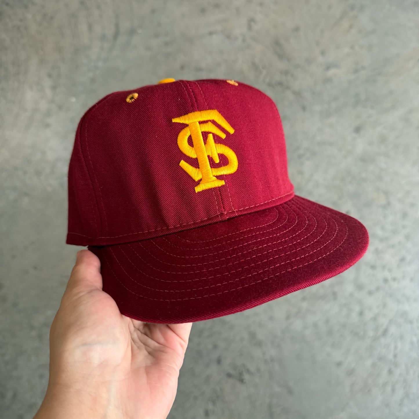 FSU Garnet and Gold "FS" Hat (Fitted 7 3/8)