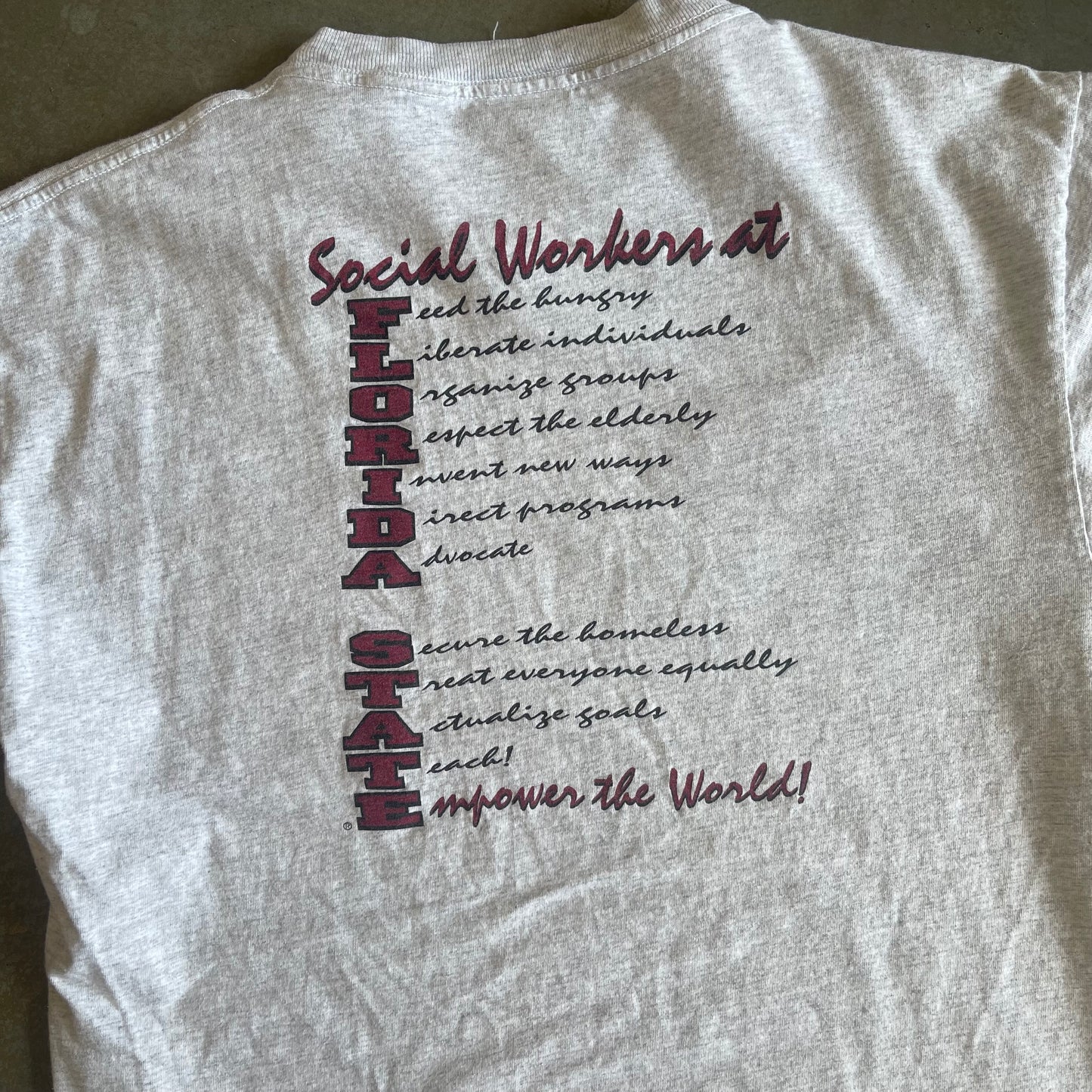 FSU School of Social Work Shirt