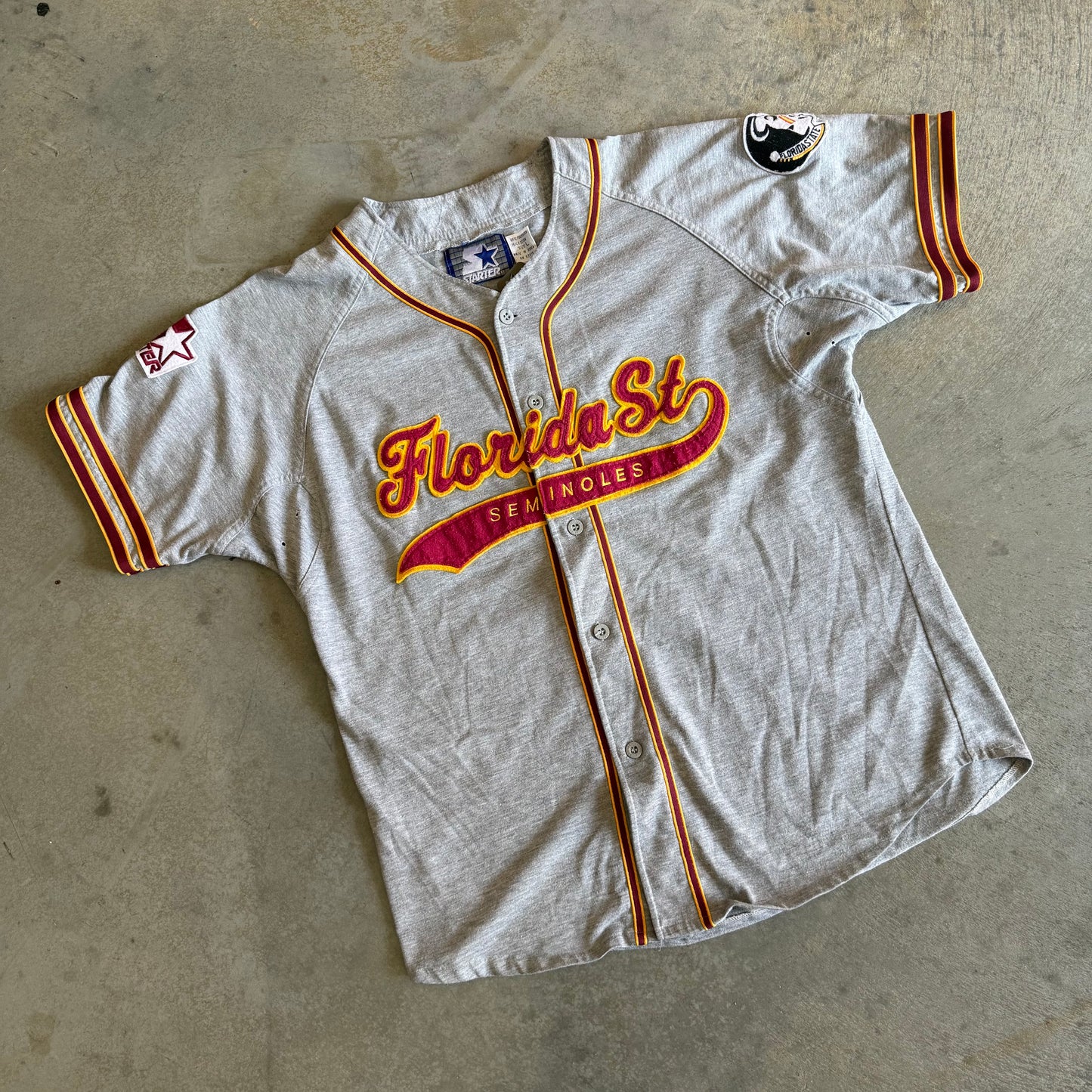 Florida St. Script Starter Baseball Jersey