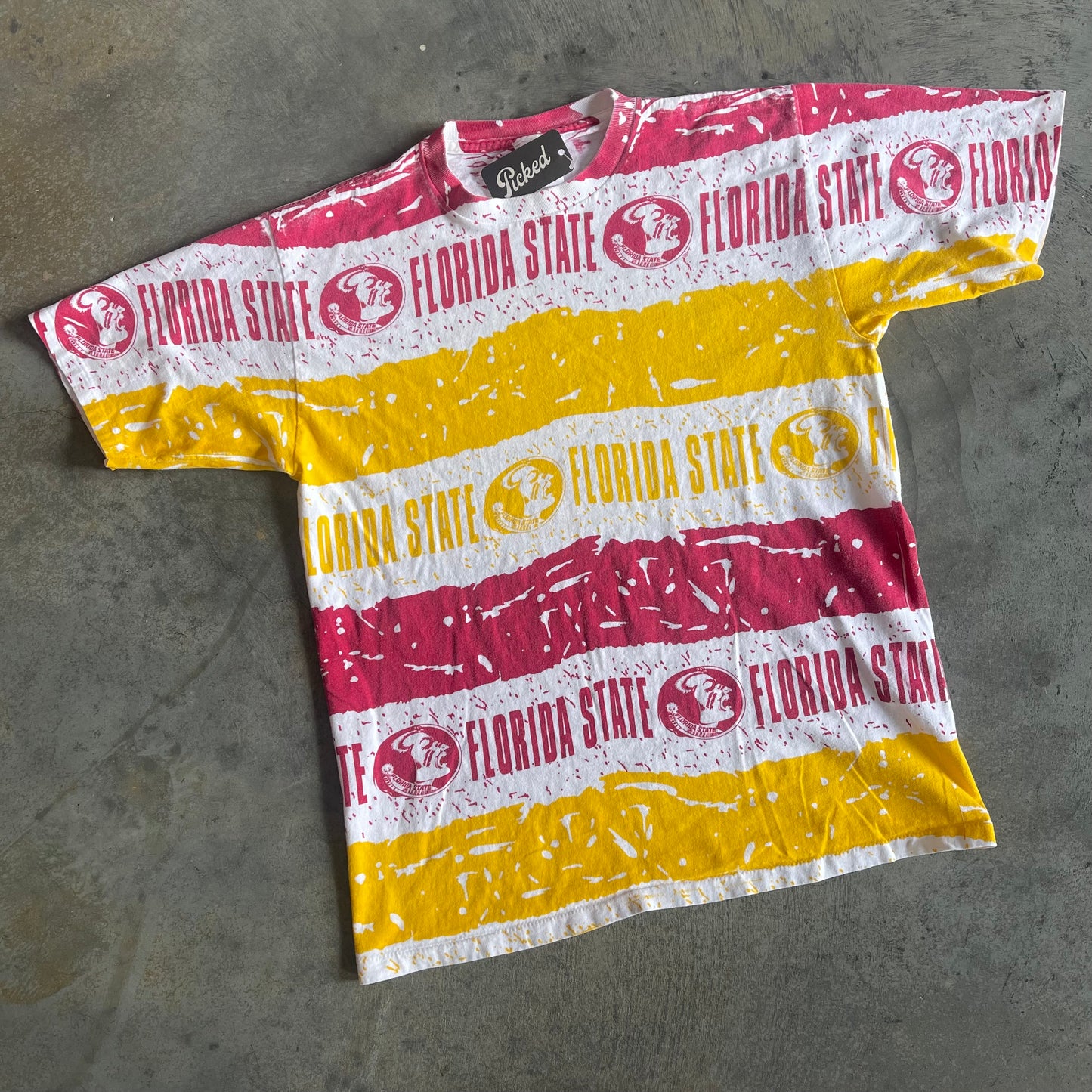 Florida State AOP Stripe Tee