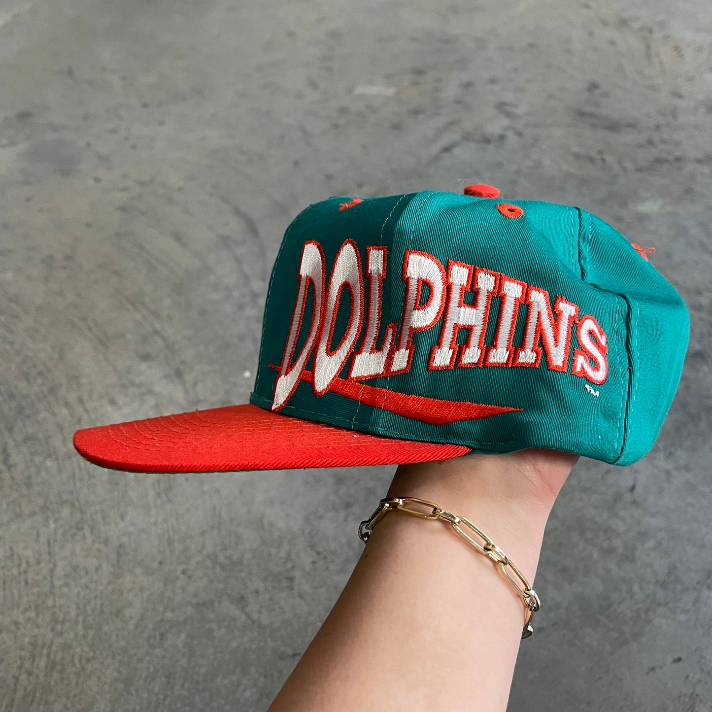 Dolphins Big Logo Logo Athletic Hat