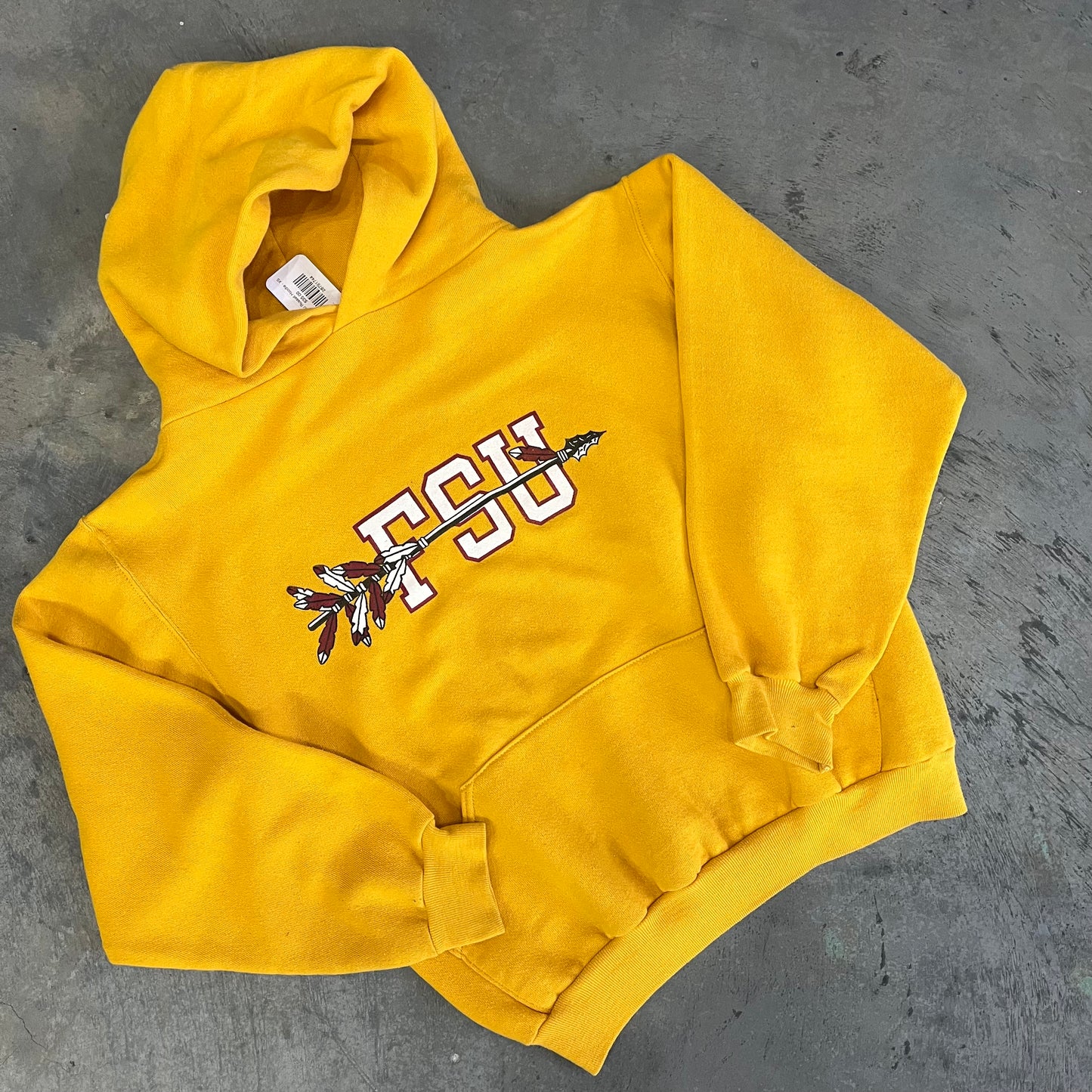 Yellow FSU Russell Hoodie - XS