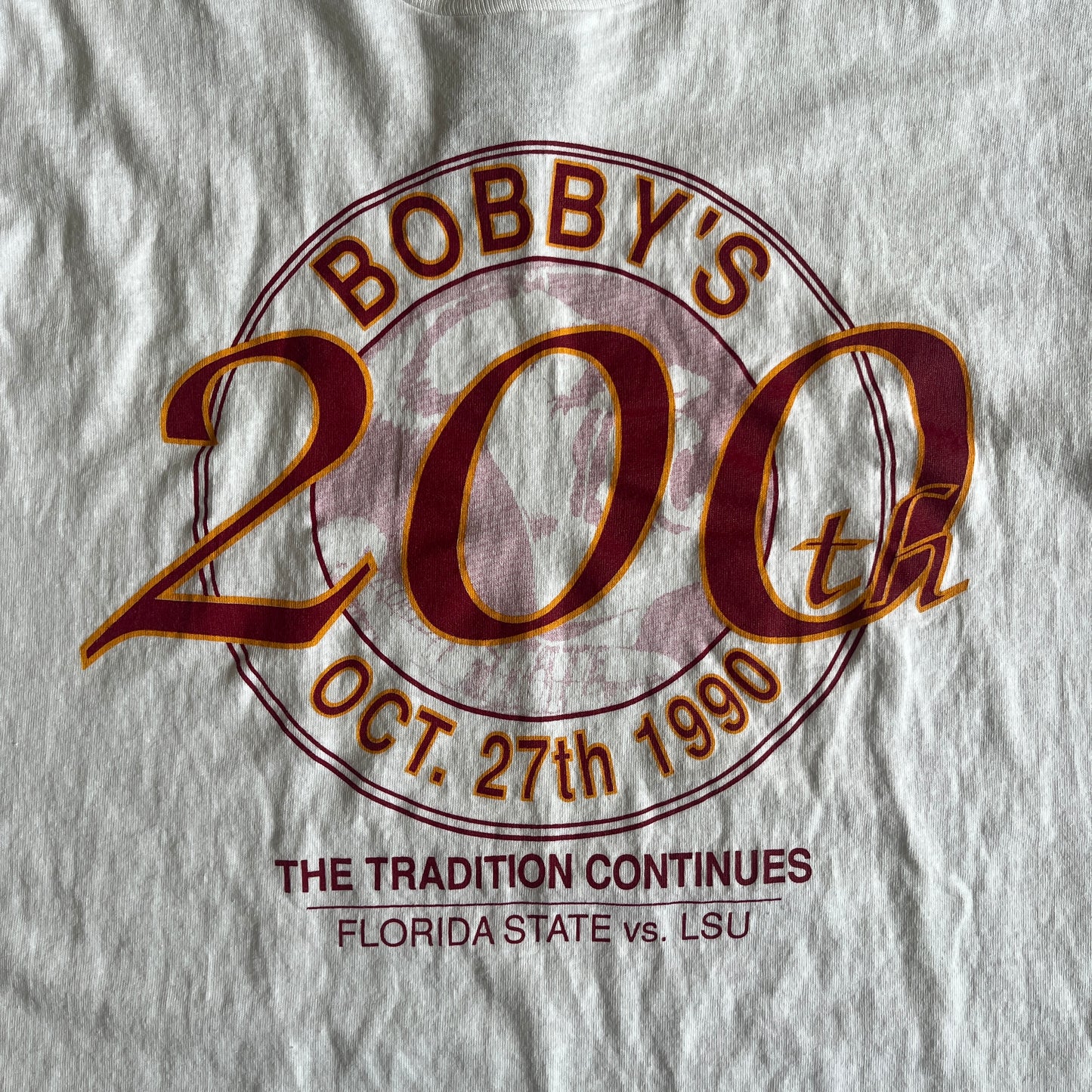 Bobby's 200th Shirt