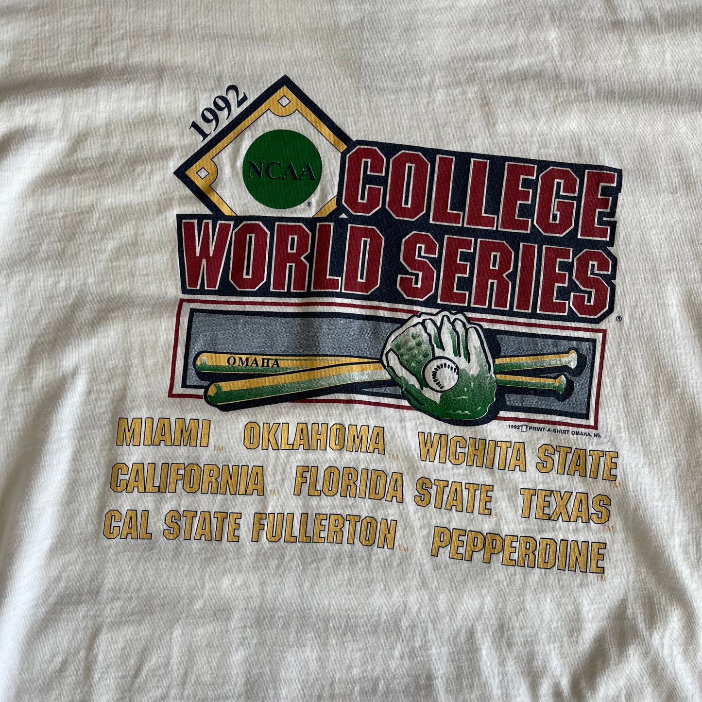 1992 College World Series Shirt