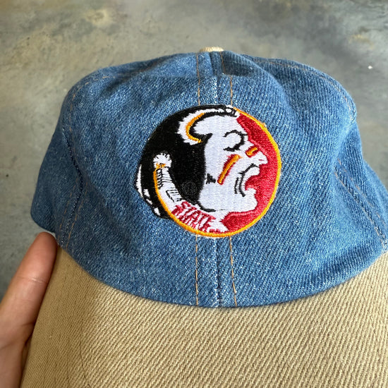 Denim & Tan FSU Hat