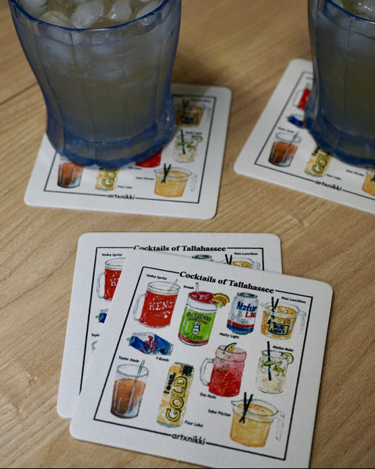 Cocktails of Tallahassee Coasters (AXN)