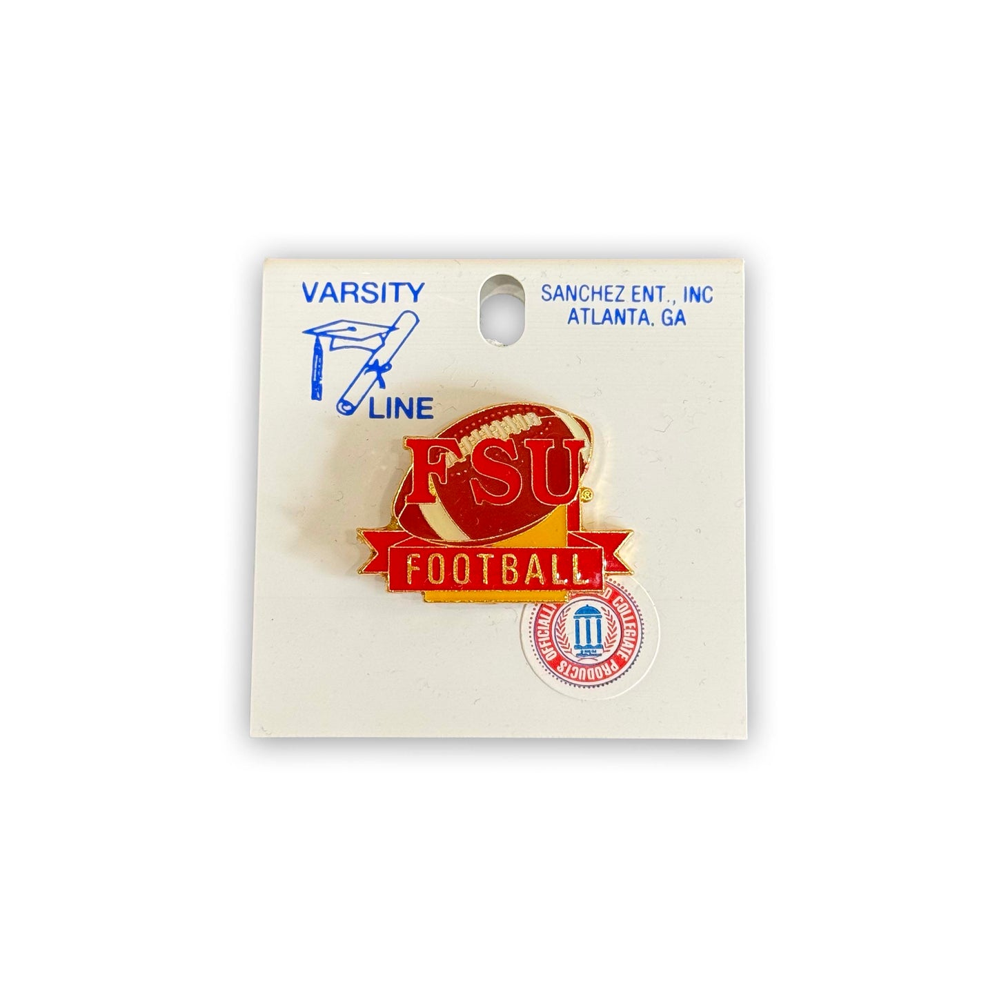 FSU Football Varsity Lines Pin