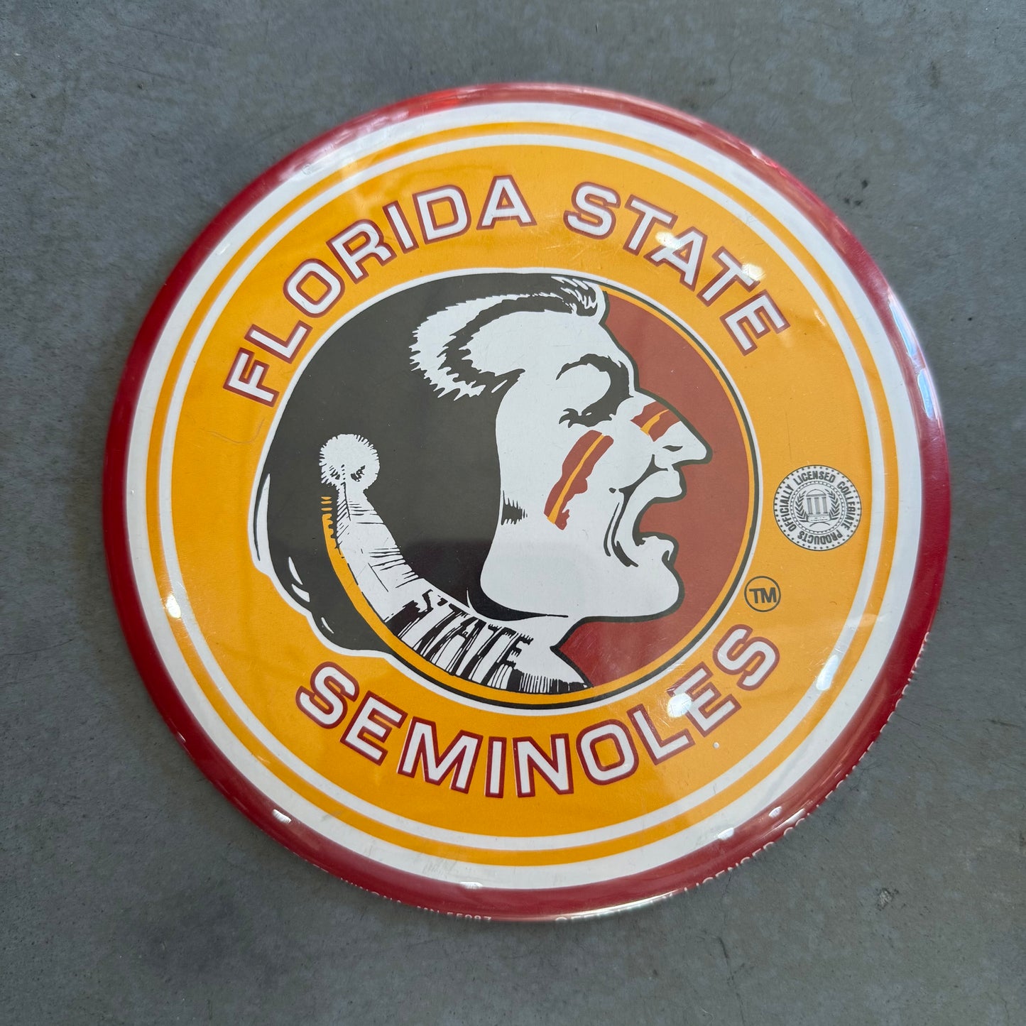 Large Florida State Seminoles Pinback Button