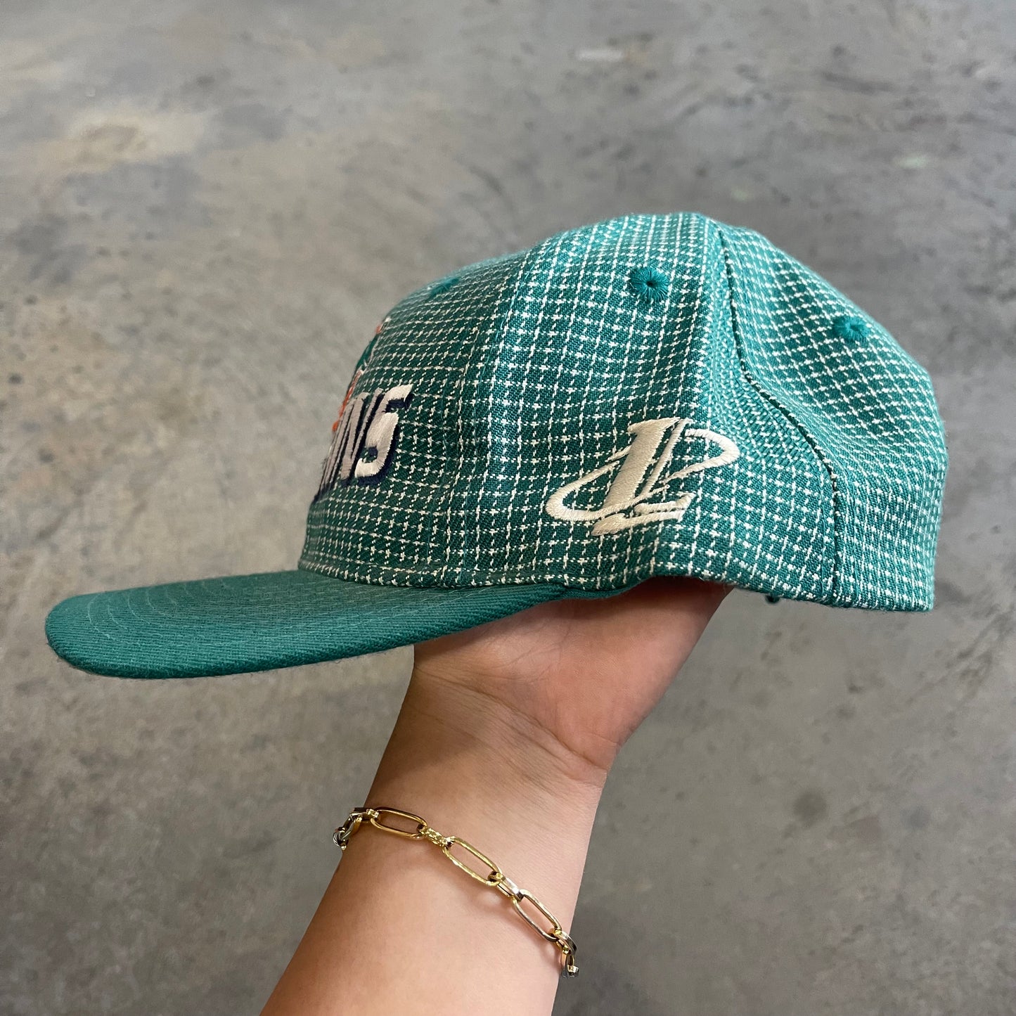 Dolphins Plaid Gingham Hat