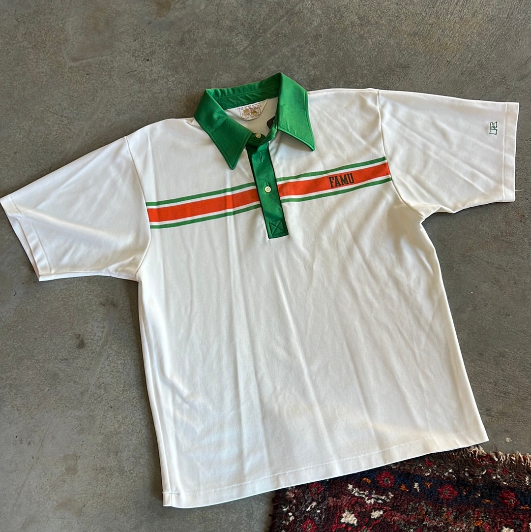 Load image into Gallery viewer, 1970&amp;#39;s FAMU Russell Polo - M (As-Is)
