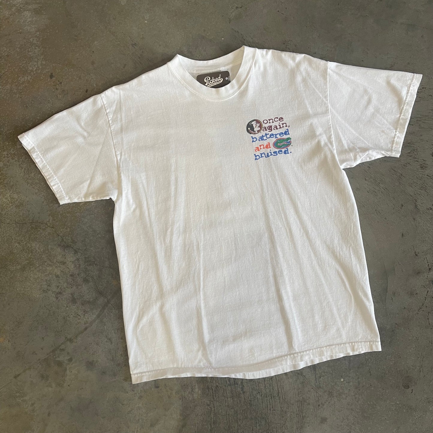 FSU vs UF Battered & Bruised Shirt
