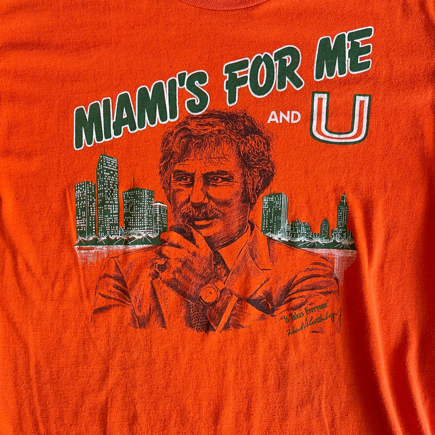 Miami Hurricanes Howard Schnellenberger Shirt