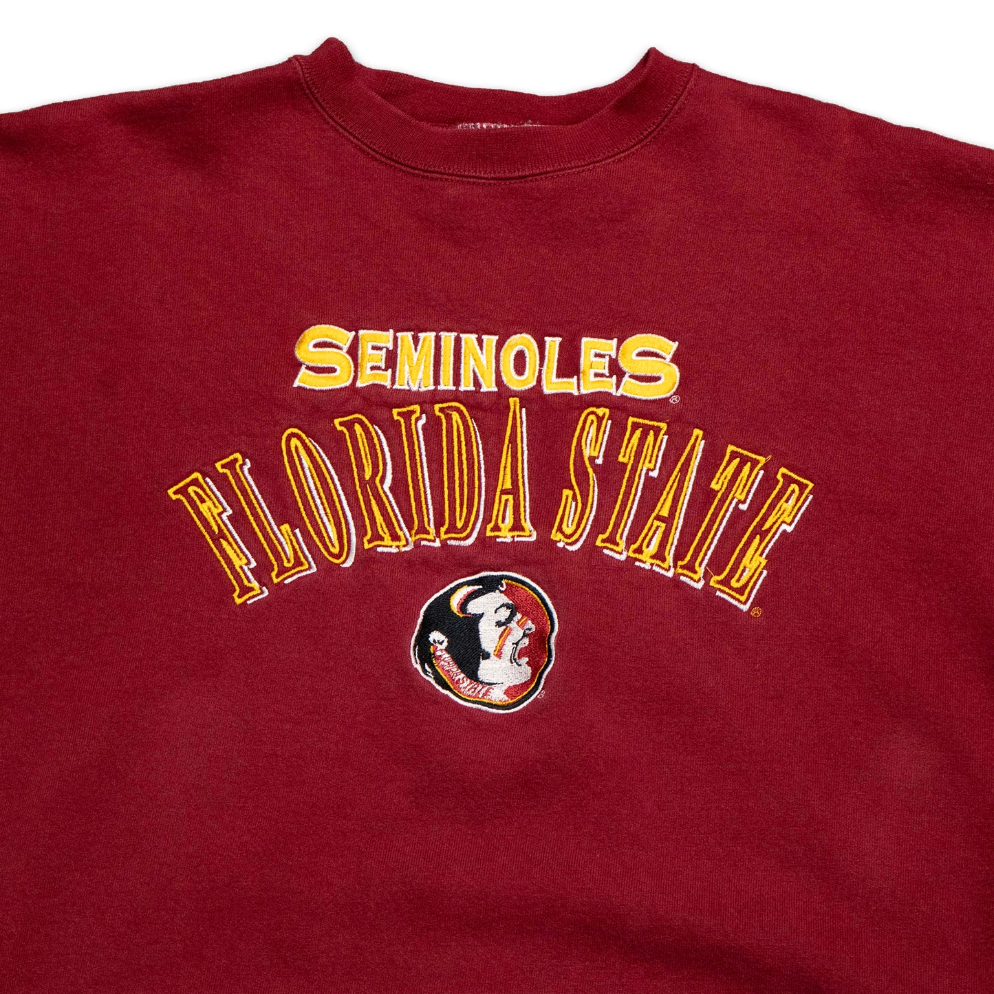 Seminoles Florida State Embroidered Logo Athletic Sweatshirt
