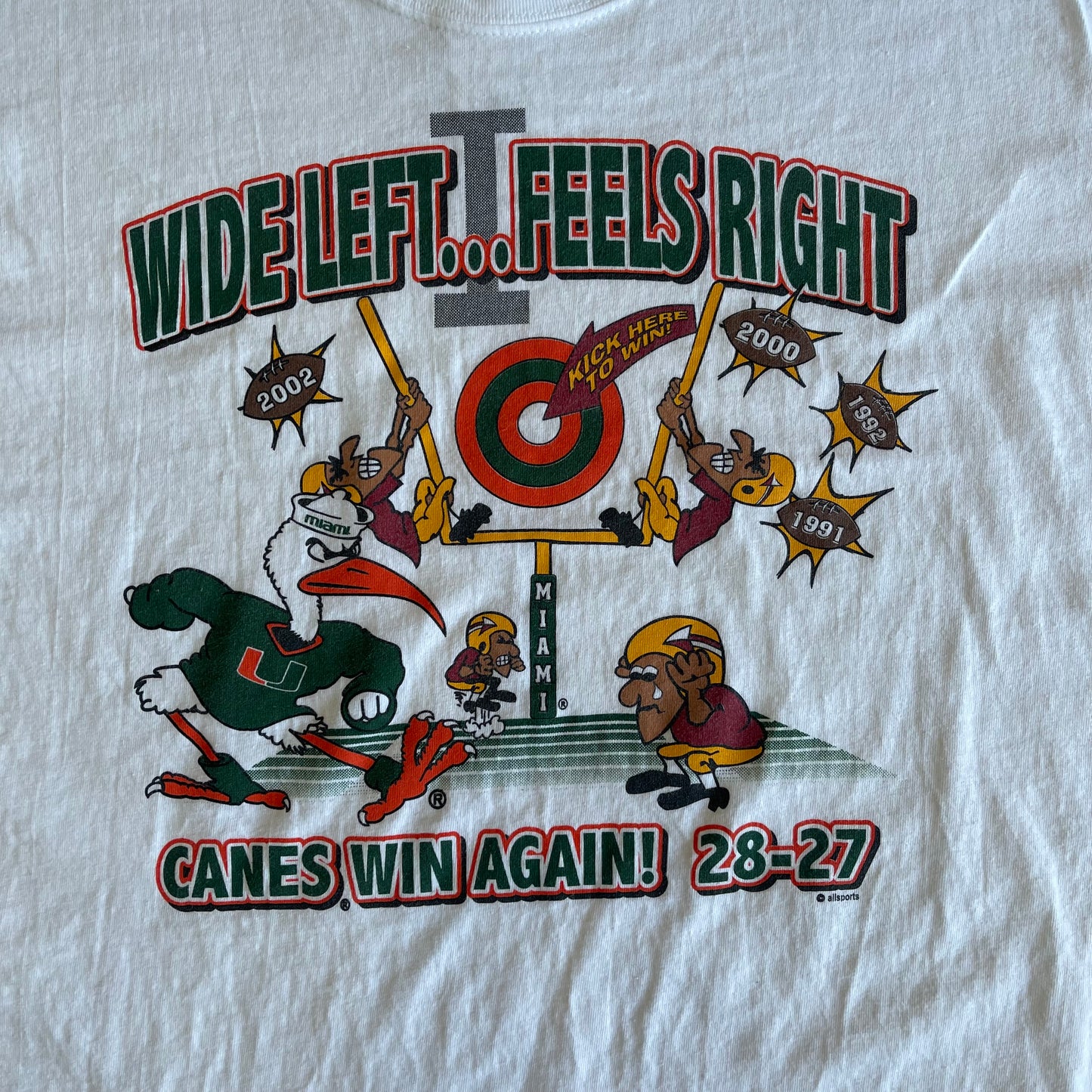 2002 FSU vs Miami Shirt