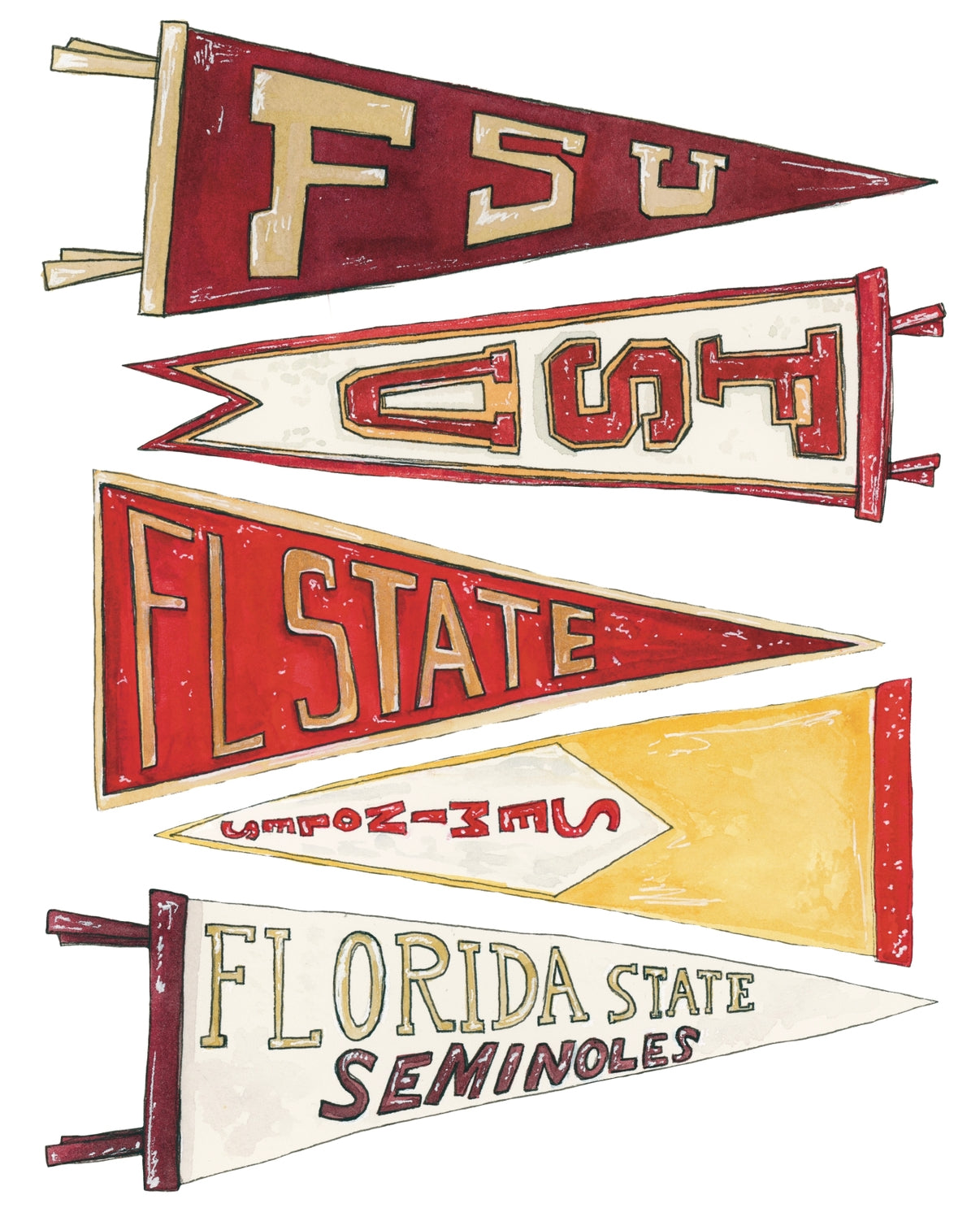 FSU Pennant Print (AXN)