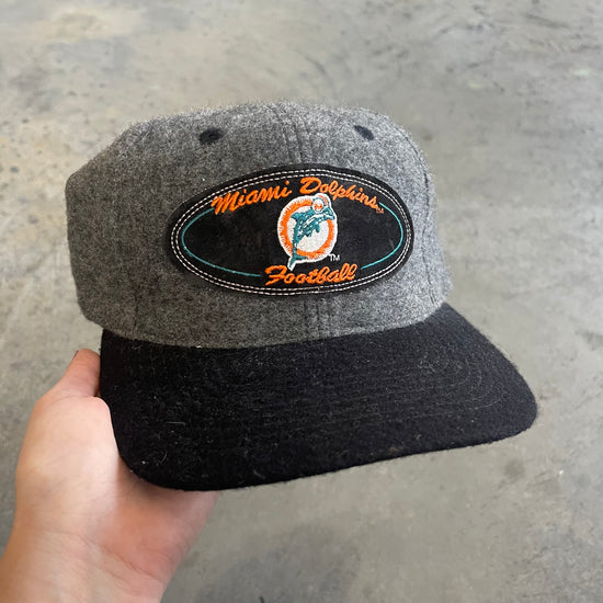 Miami Dolphins Football Grey Wool Hat
