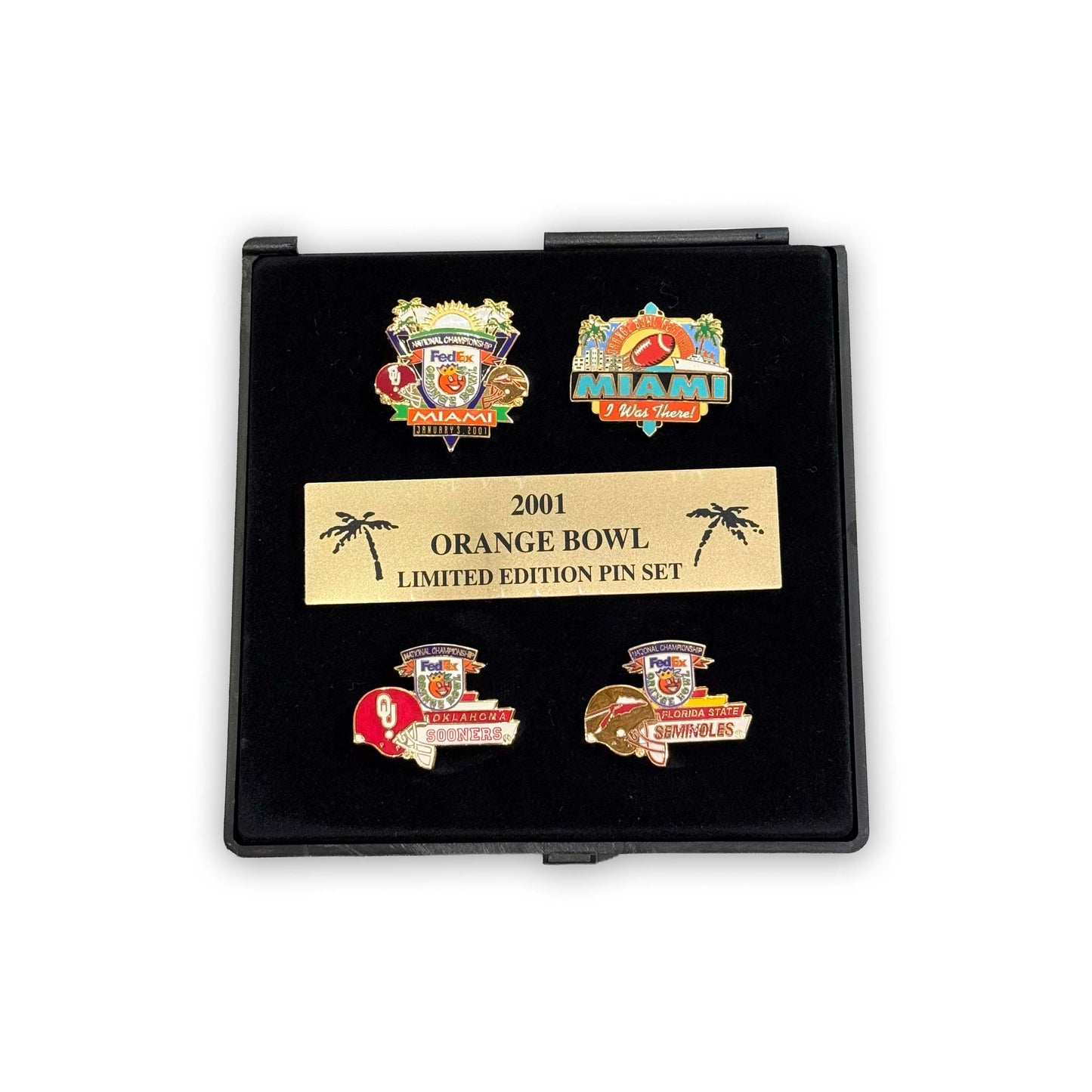 2001 Orange Bowl Pin Set