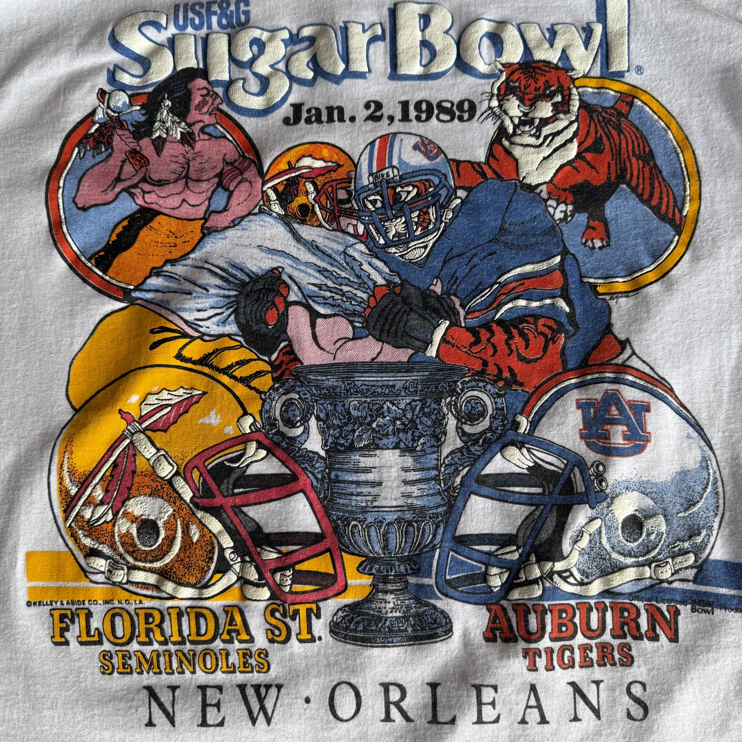 FSU VS Auburn 1989 Sugar Bowl Shirt