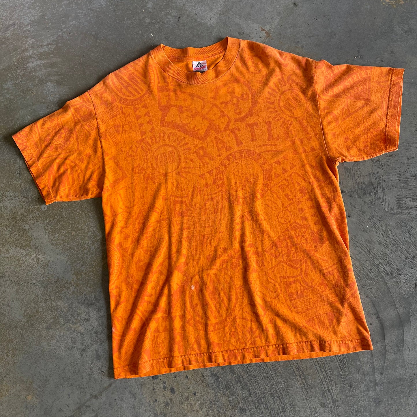 FAMU Orange AOP Tee - XL