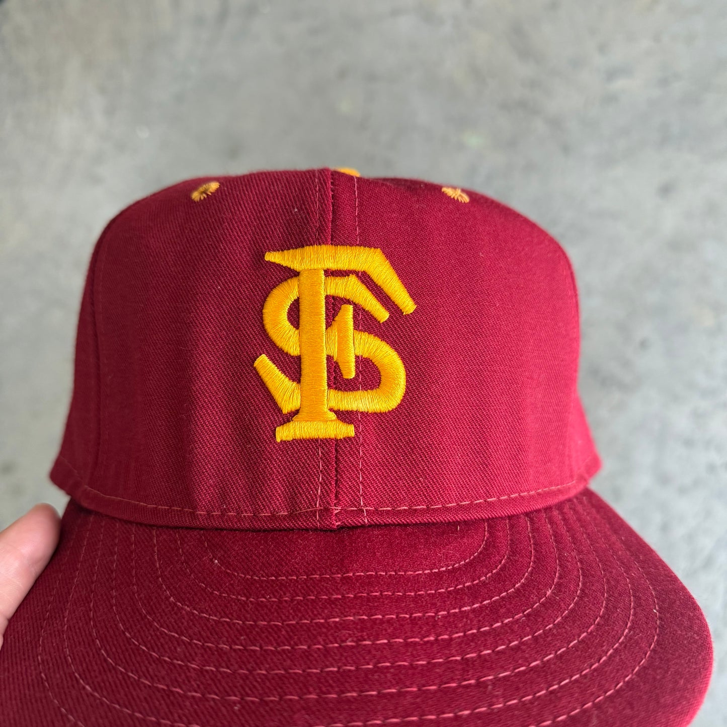 FSU Garnet and Gold "FS" Hat (Fitted 7 3/8)