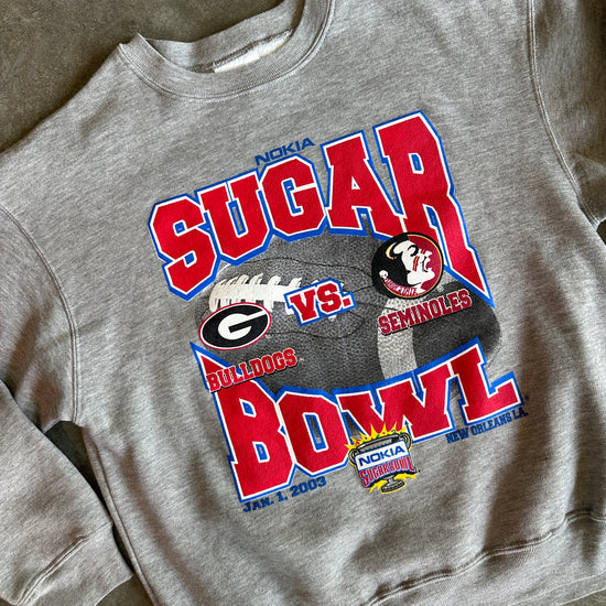 Load image into Gallery viewer, FSU vs. UGA &amp;#39;03 Sugar Bowl Kids Sweatshirt
