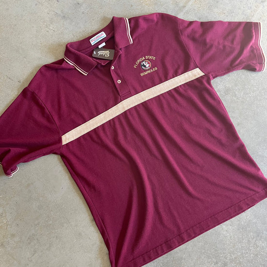 FSU Gold Stripe Polo