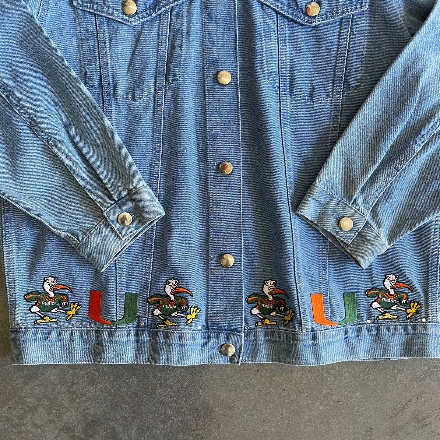 Miami Hurricanes Denim Jacket
