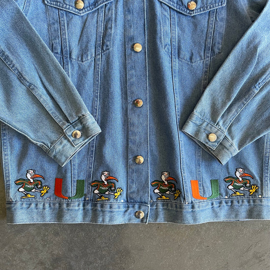 Miami Hurricanes Denim Jacket