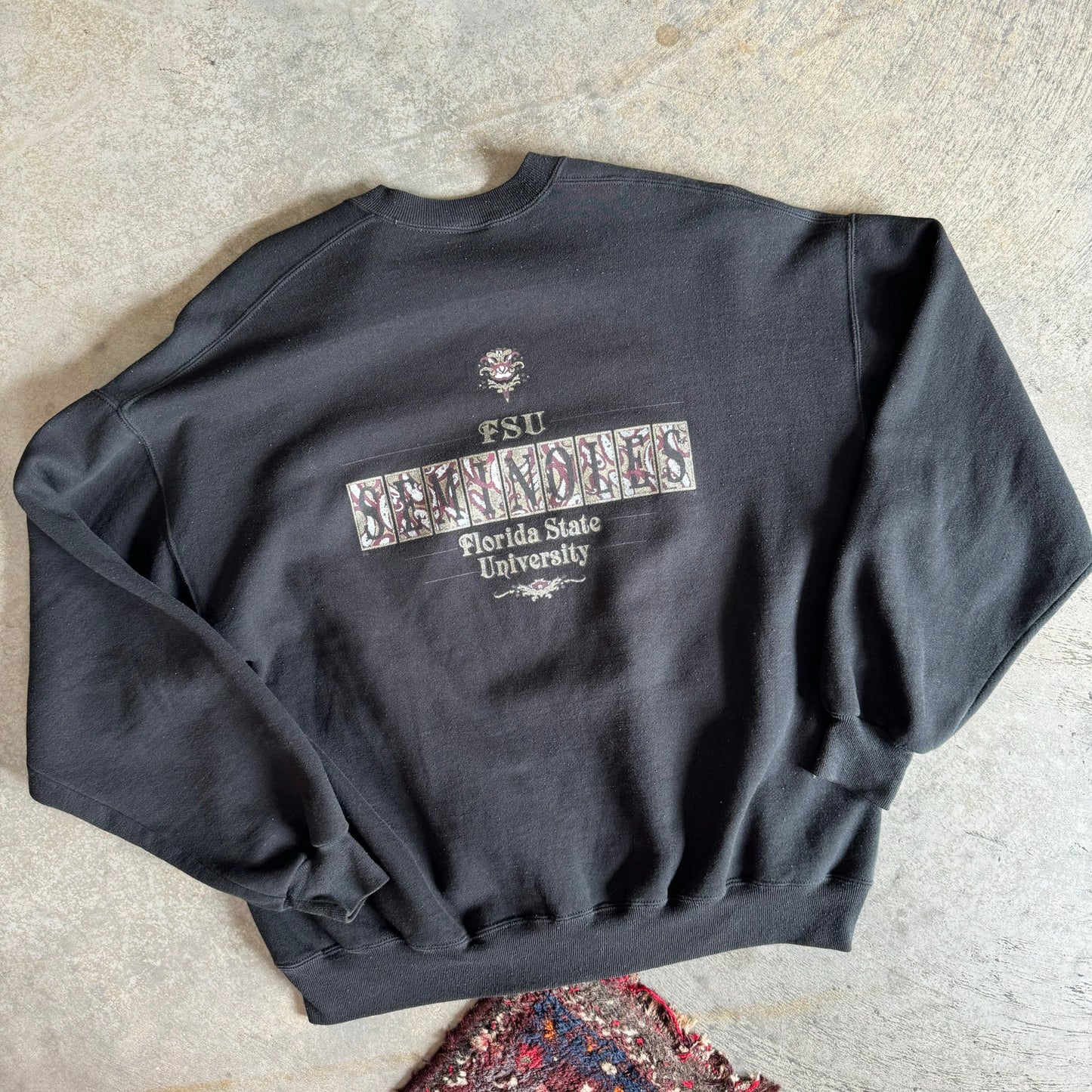 FSU Black Paisley Sweatshirt - XL