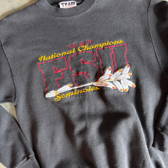 Black FSU 1993 National Champs Sweatshirt