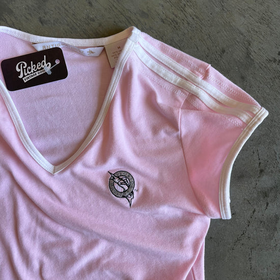 Baby Pink Florida Marlins Cap Sleeve Shirt