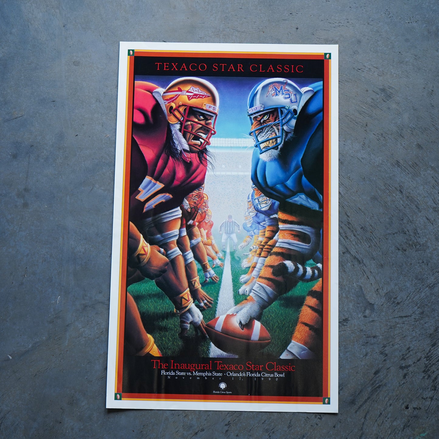 1990 Texaco Star Classic Poster